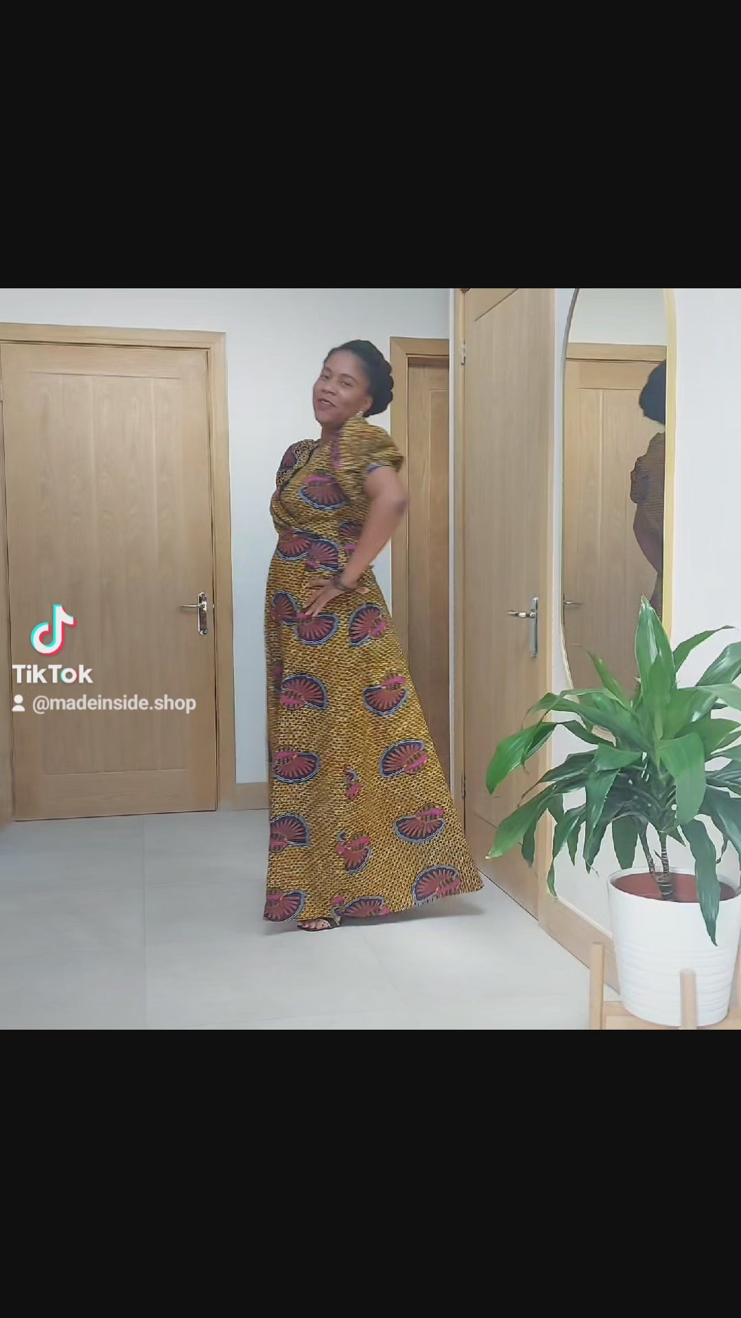 Load video: Jayde Wrap Maxi Dress