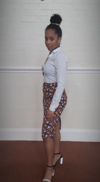 Load video: Ayanna Pencil Skirt