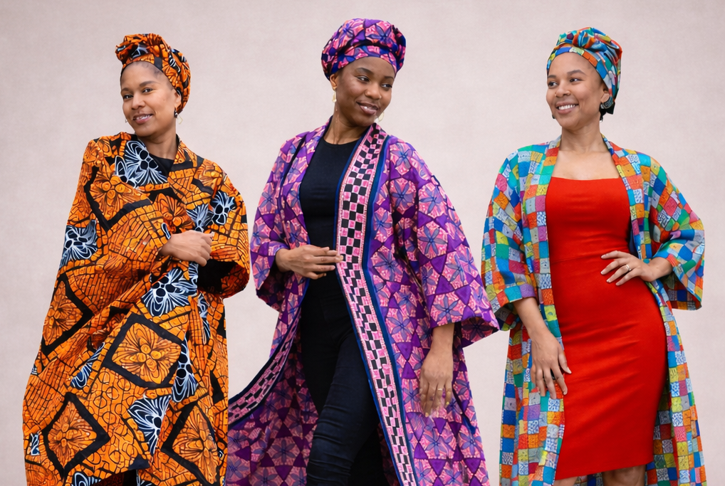 Oversized Ankara Kimono – African Print Statement Jacket | MADE INSIDE