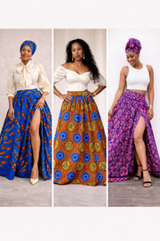 Rubane Collection – African Print Maxi Skirts