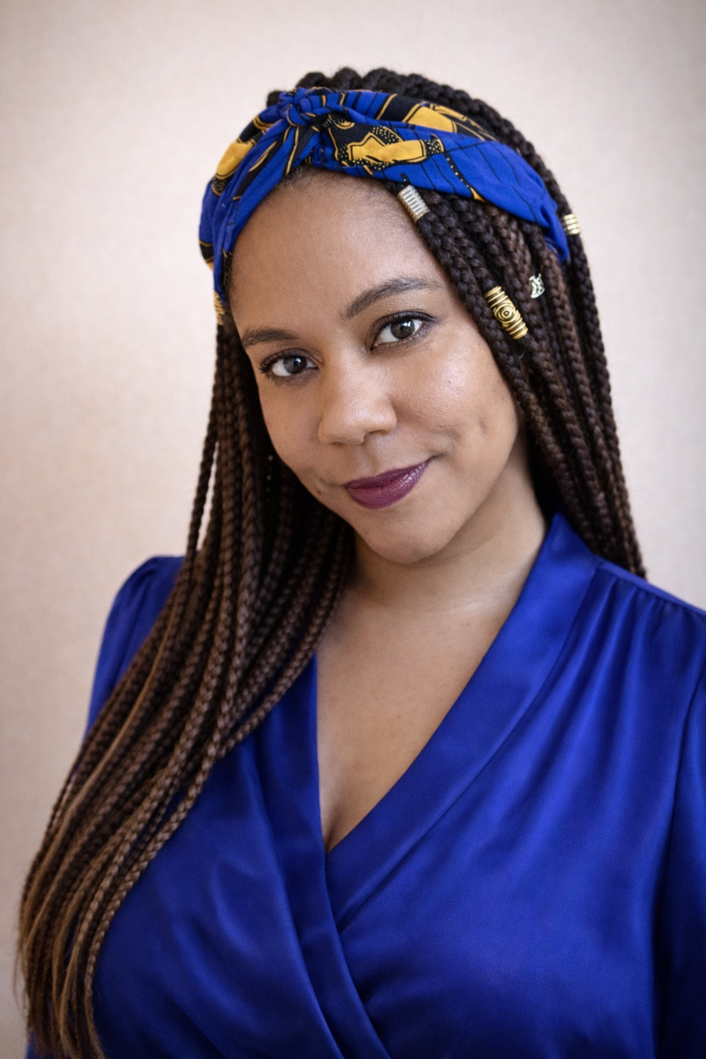 Vibrant Ankara headband: African Print Head Wrap
