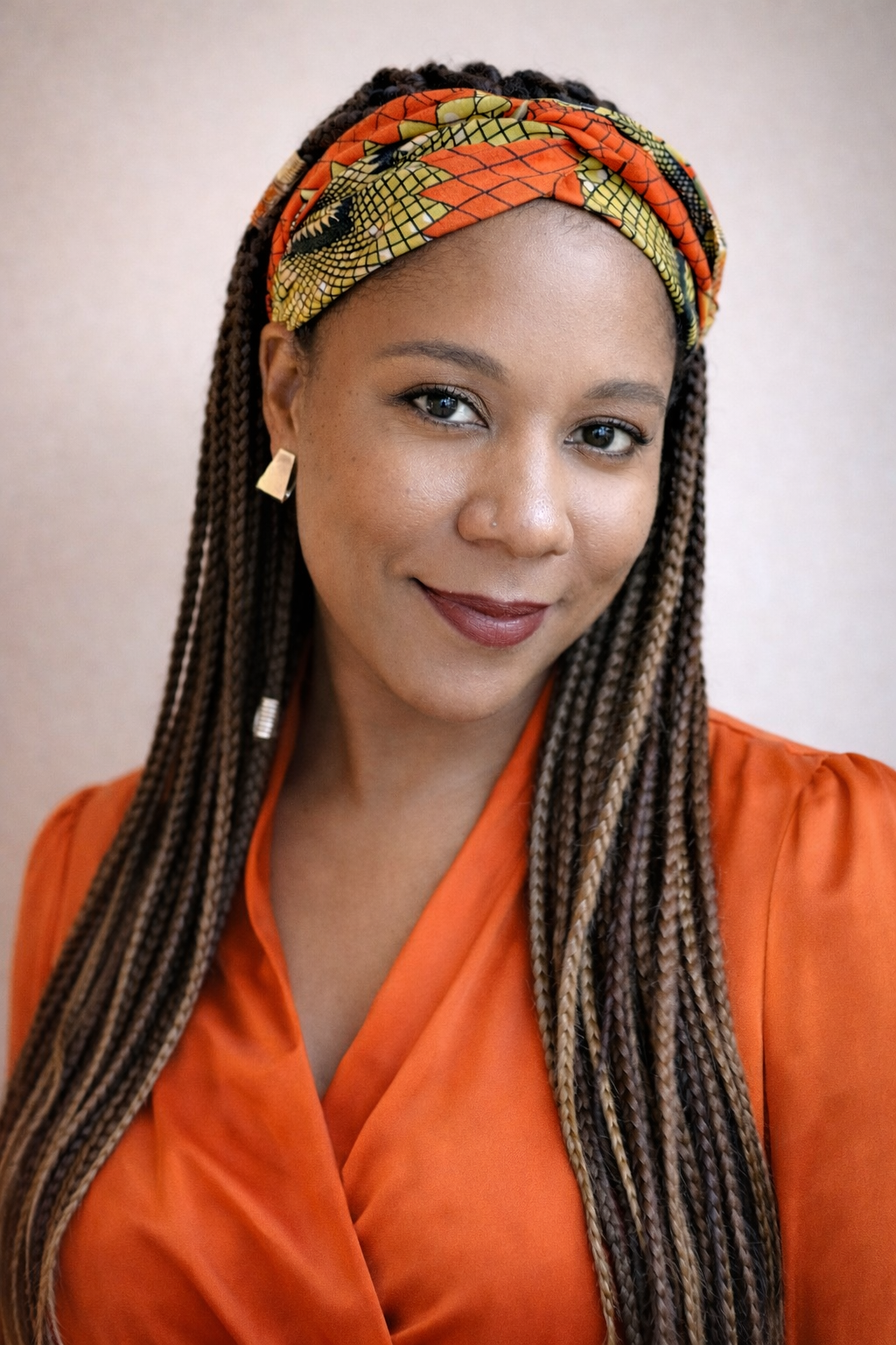 Vibrant Ankara headband: African Print Head Wrap