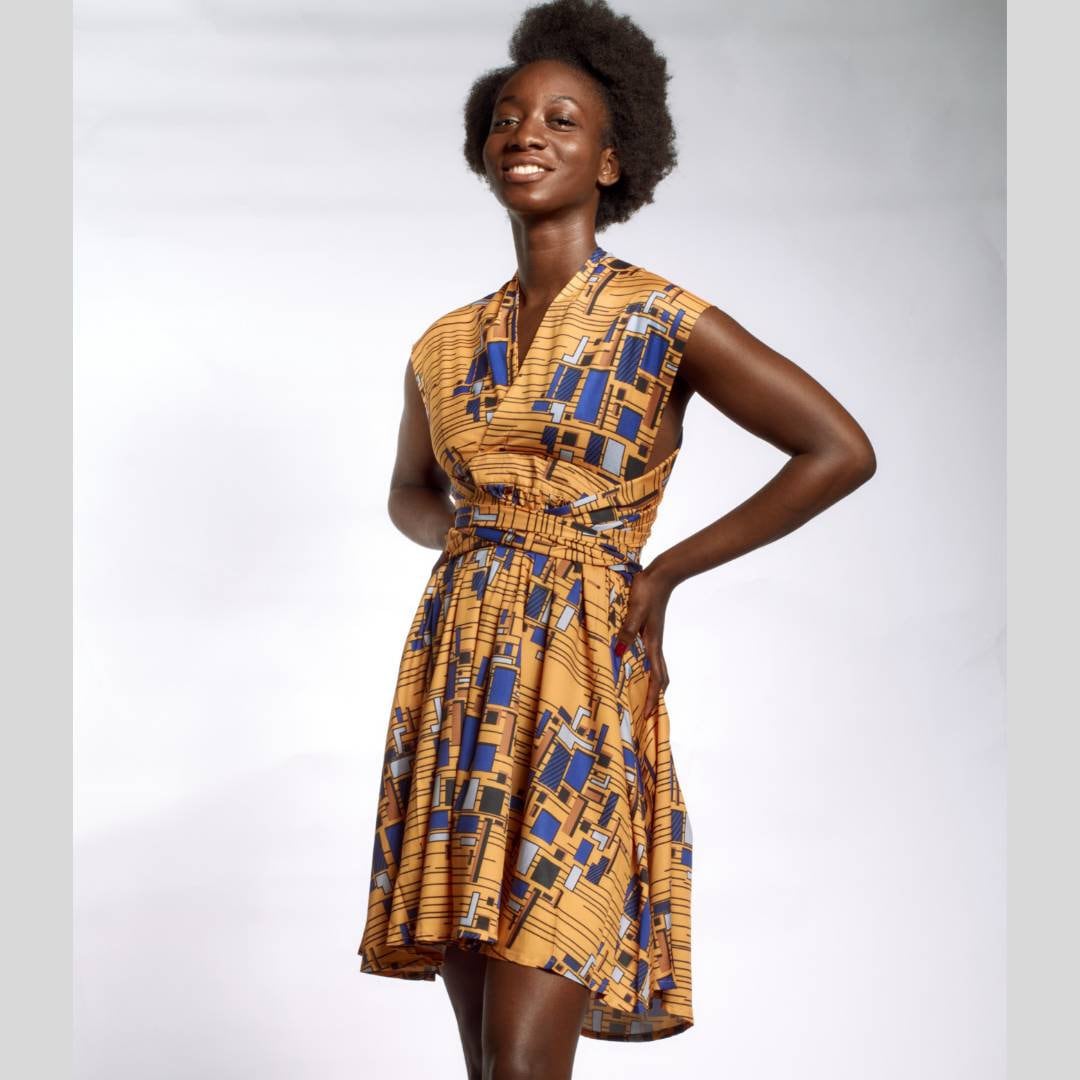 Gore Yellow Dress