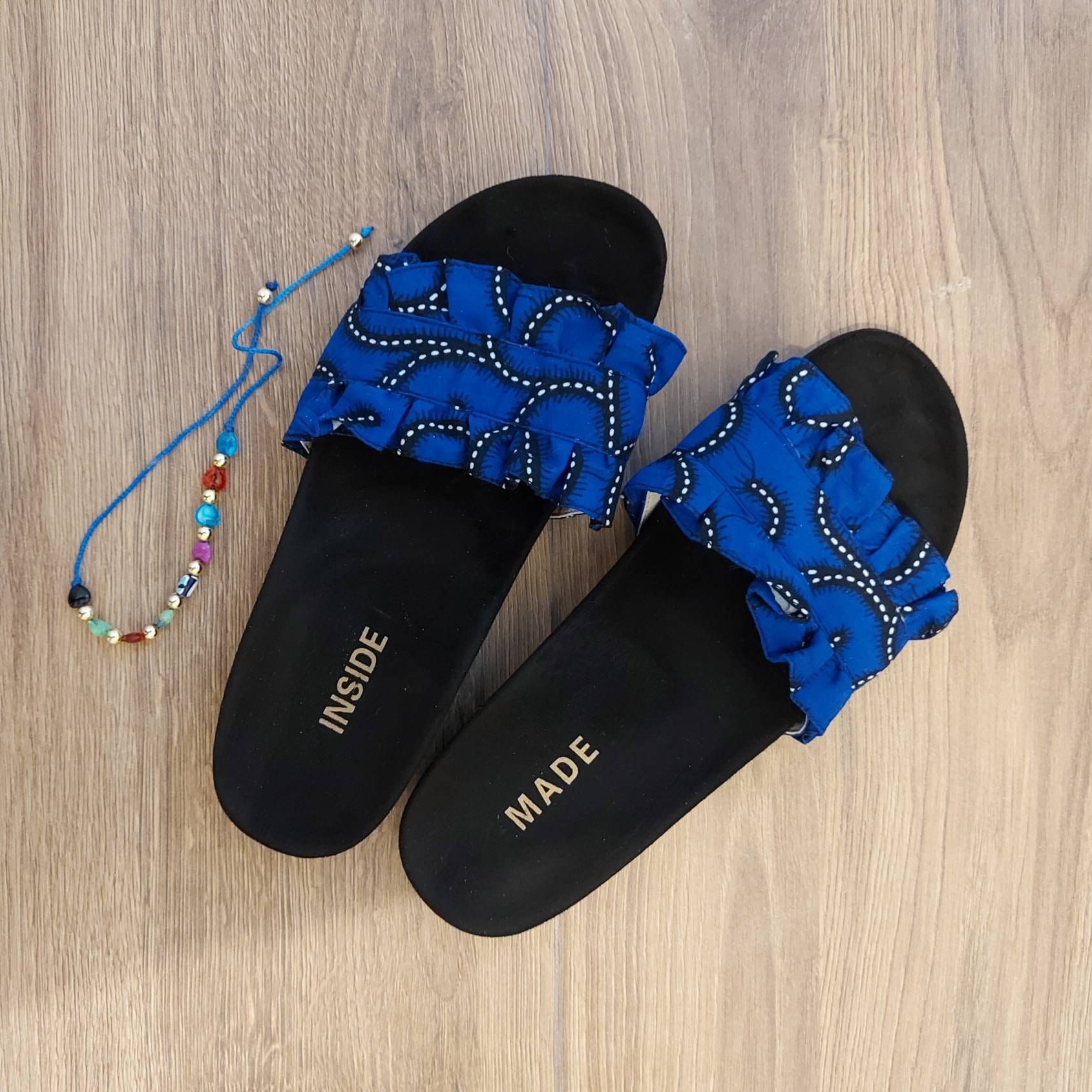 Blue Slippers
