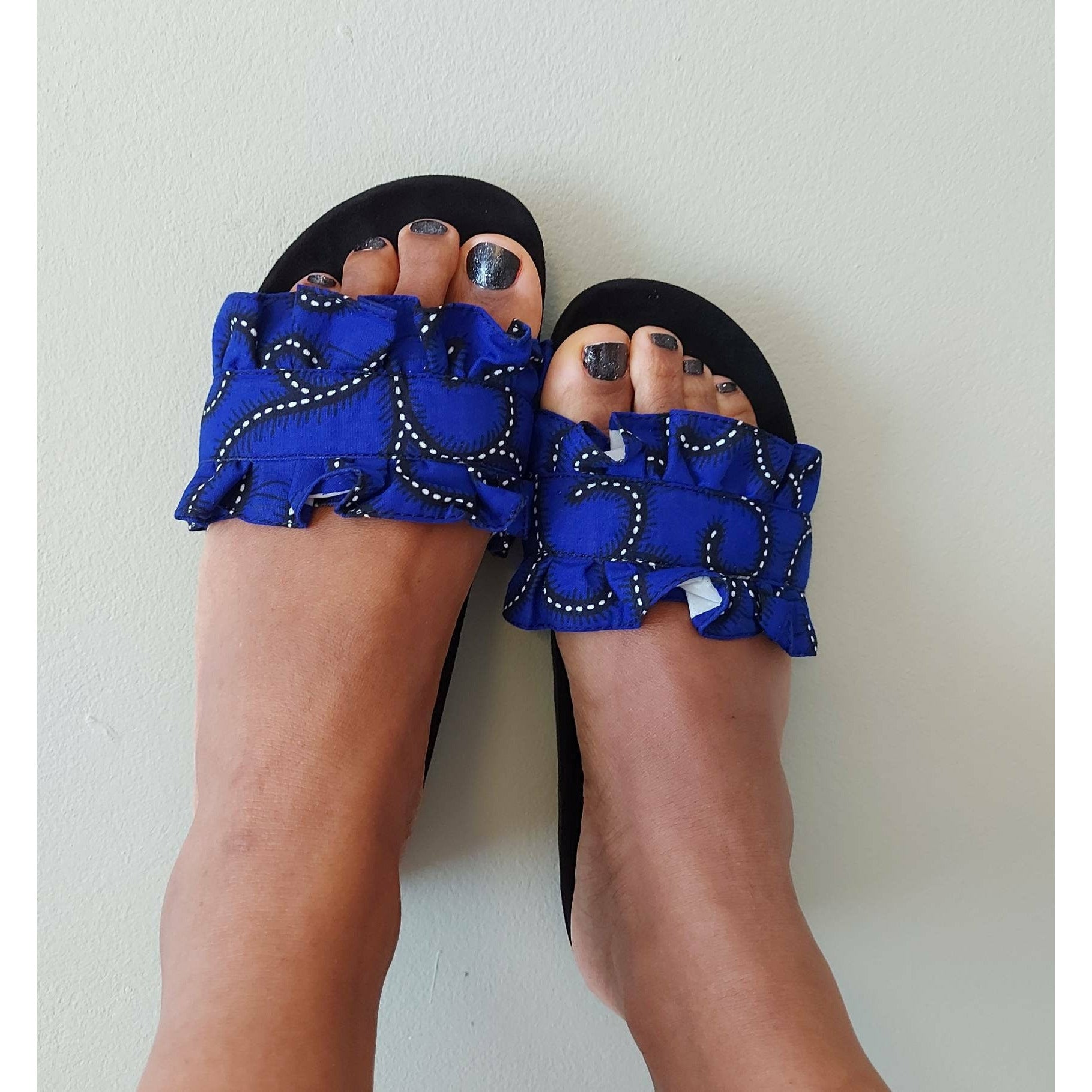 Blue Slippers